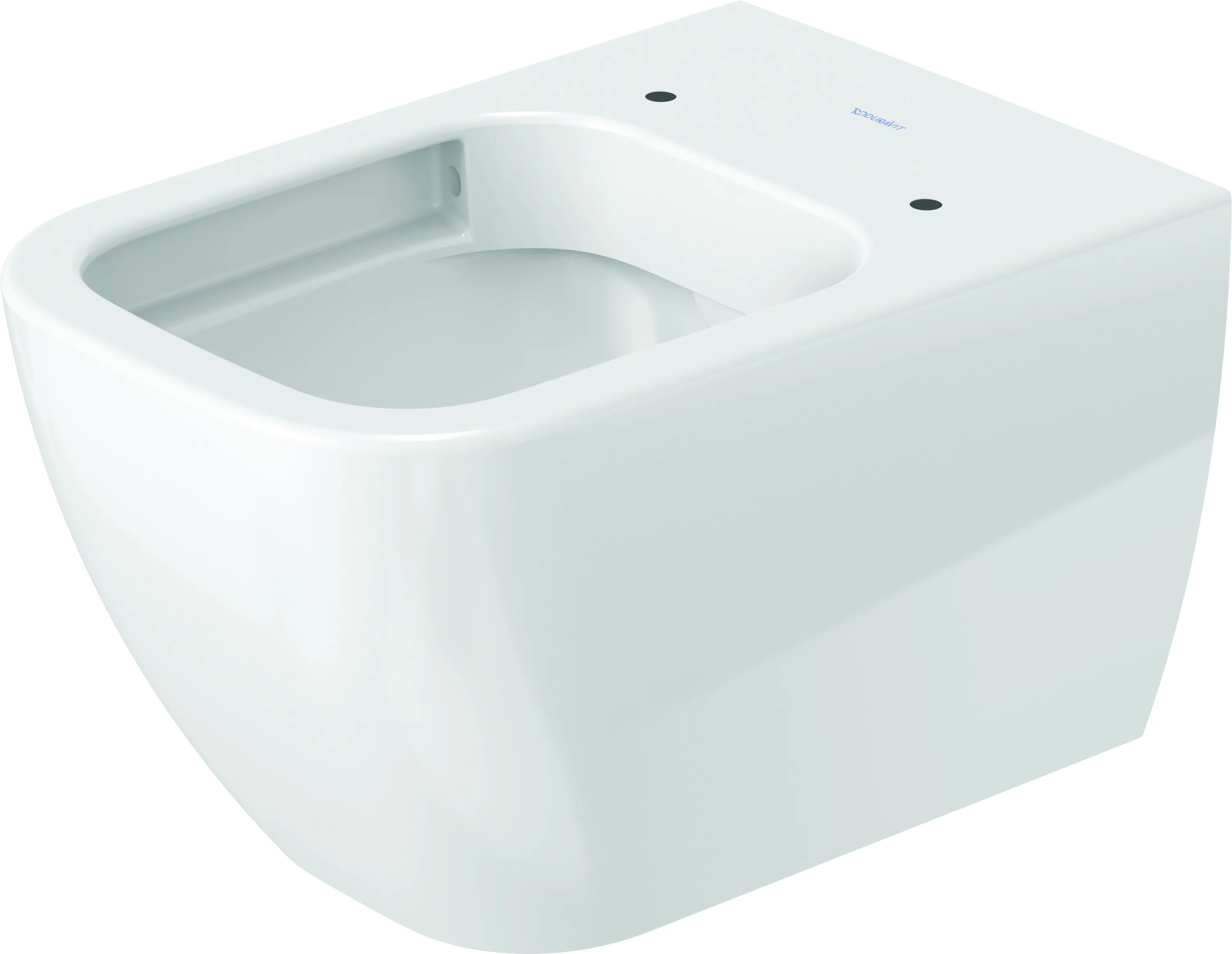 Duravit Happy D.2 Wand-WC 540 mm Tiefspüler, rimless, Durafix, weiß