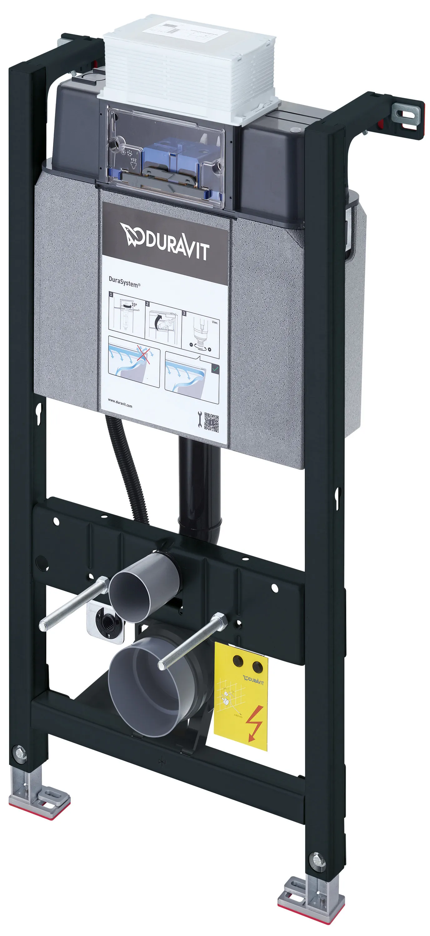 Duravit Vorwand-/Einbauelement für Toilette Installationselement Trockenbau für WC „DuraSystemInstallationselemente“ 99 × 50 cm in Duravit Vorwand-/Einbauelement für Toilette Installationselement Trockenbau für WC „DuraSystemInstallationselemente“ 99 × 50 cm in