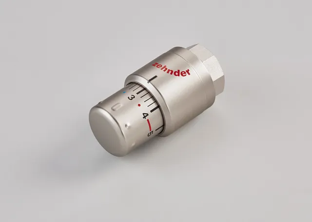 Zehnder Heizkörperthermostat mit Flüssigfühler „SH“ in edelstahl Zehnder Heizkörperthermostat mit Flüssigfühler „SH“ in edelstahl