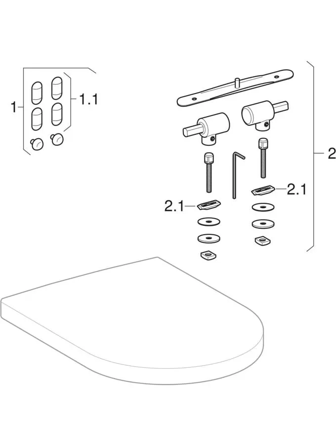 Geberit WC-Sitz ehemals Keramag „Silk“, Quick Release, Soft Closing Geberit WC-Sitz ehemals Keramag „Silk“, Quick Release, Soft Closing