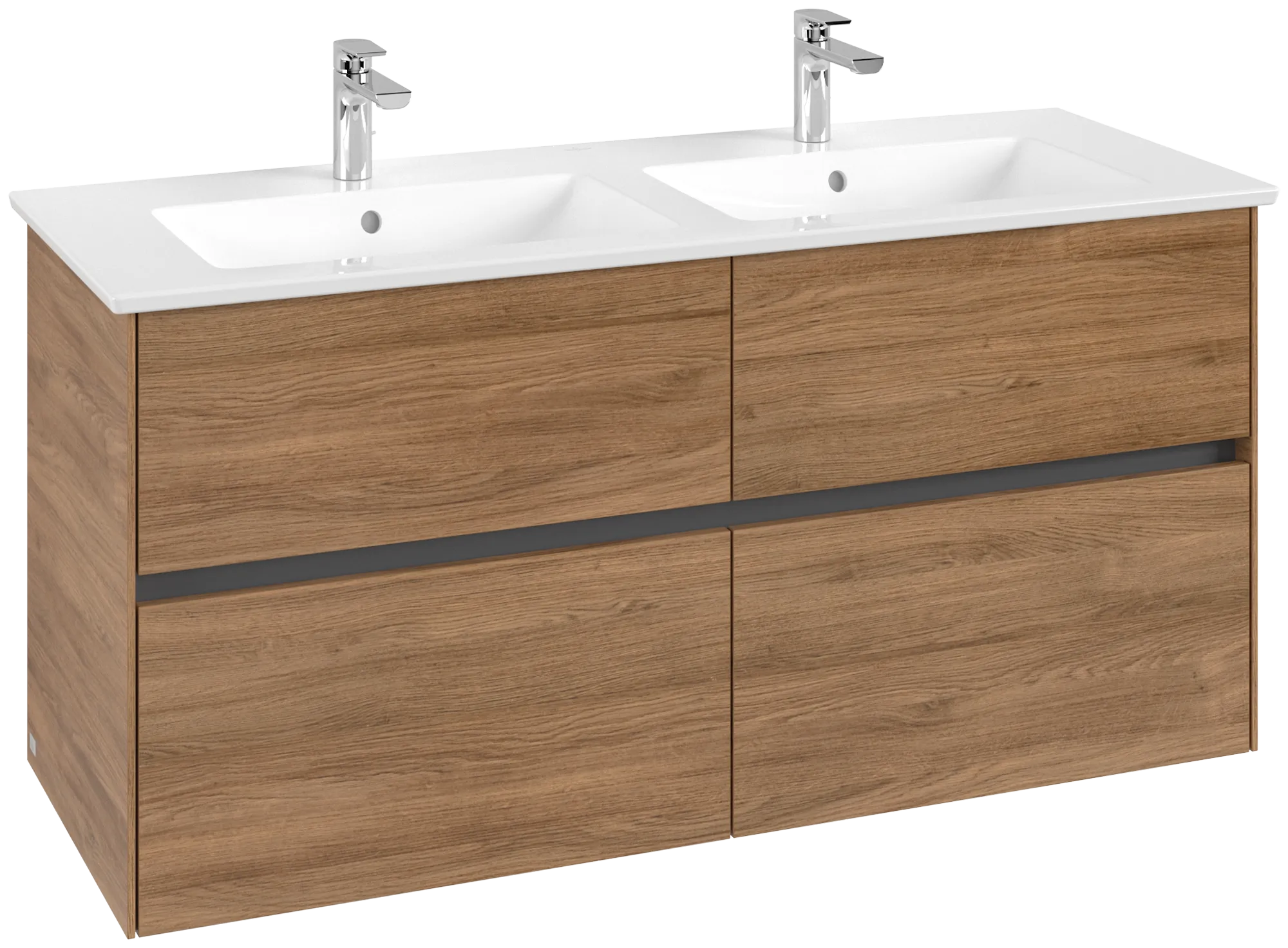 Villeroy & Boch Waschtischunterschrank „Collaro“ 1261 × 610 × 480 mm Kansas Oak, ohne Beleuchtung, für Becken mittig Villeroy & Boch Waschtischunterschrank „Collaro“ 1261 × 610 × 480 mm Kansas Oak, ohne Beleuchtung, für Becken mittig