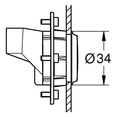 Strahlbildner Rainshower Aqua Nebel 26735, Strahlart Drizzle spray (Nebeldüsen), ohne Einbaukörper/Abdeckung, chrom Strahlbildner Rainshower Aqua Nebel 26735, Strahlart Drizzle spray (Nebeldüsen), ohne Einbaukörper/Abdeckung, chrom