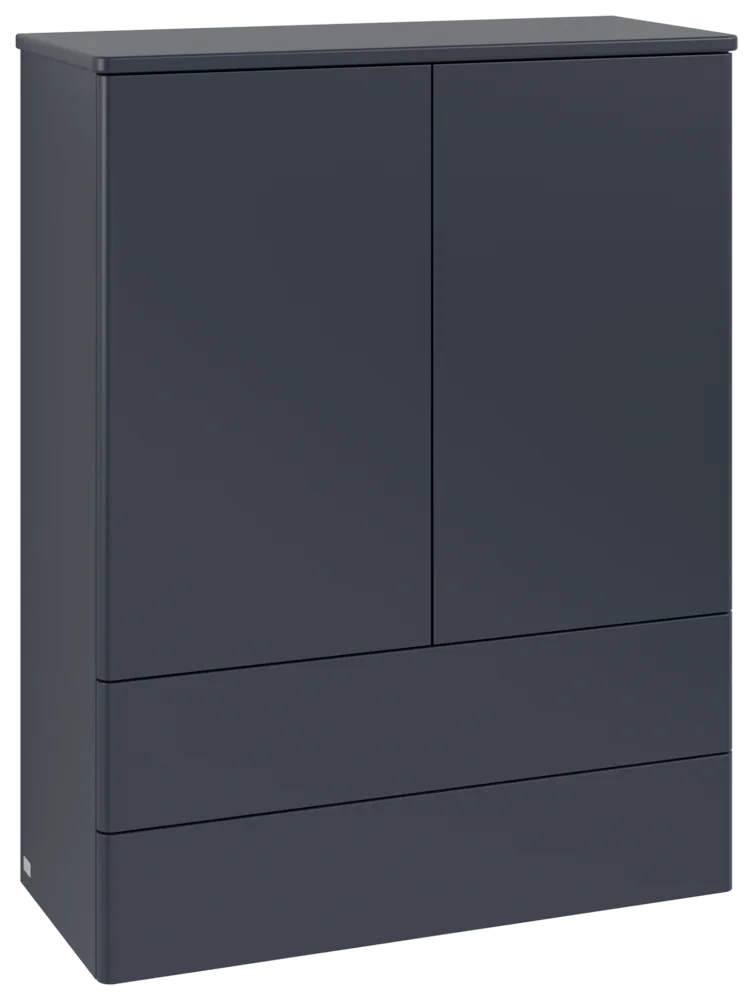 Villeroy & Boch Antao Highboard K47, Midnight Blue Matt Lacquer