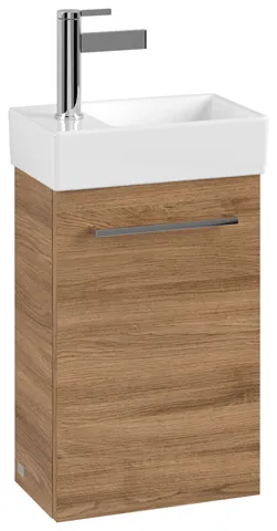 Villeroy & Boch Waschtischunterschrank mit Tür „Avento“ für Schrankwaschtisch 340 × 514 × 202 mm Kansas Oak, Anschlag rechts, Soft Closing, 1 Tür Villeroy & Boch Waschtischunterschrank mit Tür „Avento“ für Schrankwaschtisch 340 × 514 × 202 mm Kansas Oak, Anschlag rechts, Soft Closing, 1 Tür