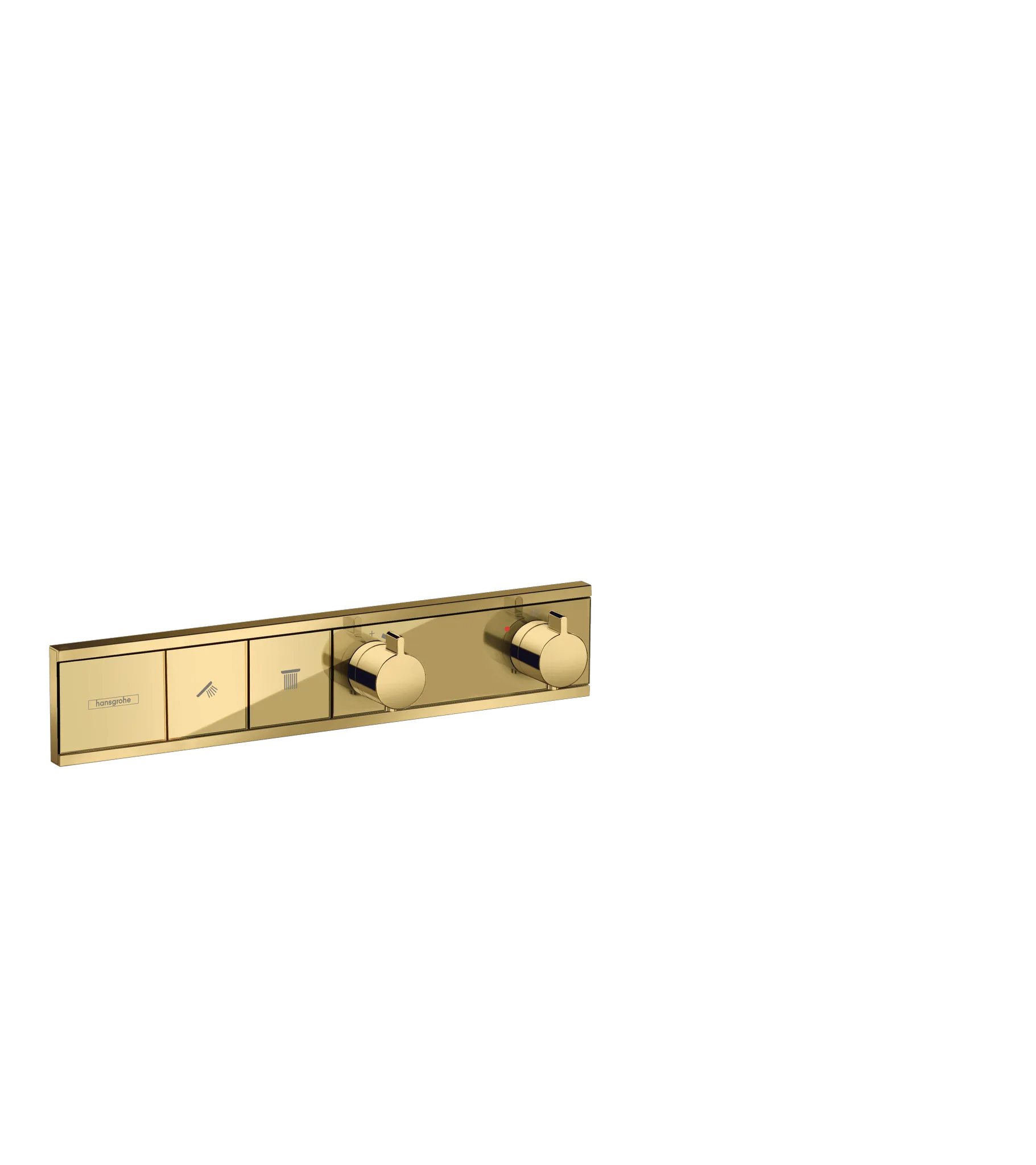 Thermostat Unterputz RainSelect Fertigset 2 Verbraucher chrom Farbe: Polished Gold Optic Thermostat Unterputz RainSelect Fertigset 2 Verbraucher chrom Farbe: Polished Gold Optic