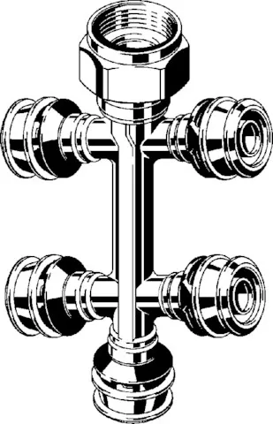 Viega „Raxofix“ Verteiler 5-fach Viega „Raxofix“ Verteiler 5-fach