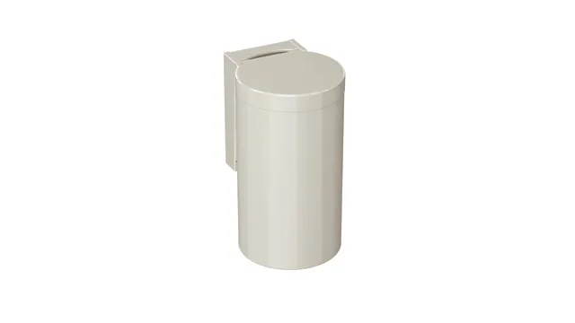 HEWI Abfalleimer „Serie 477“ 33 × 21 cm in Reinweiß