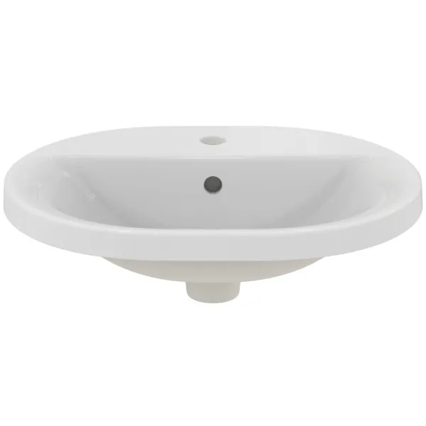 Waschbecken „Connect“ 55 × 43 × 17,5 cm, Hahnlochposition mittig Waschbecken „Connect“ 55 × 43 × 17,5 cm, Hahnlochposition mittig