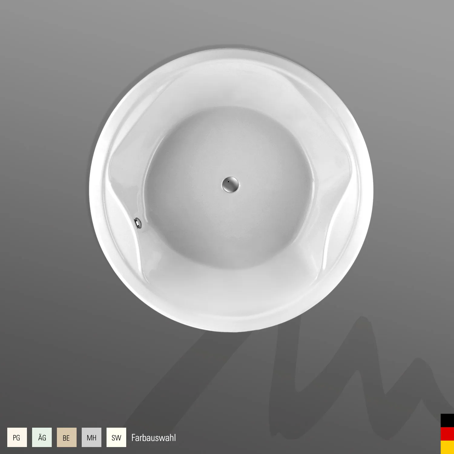 Mauersberger coperi Acryl-Badewanne coperi DM 195, 1950x1950x490, Farbgruppe 2 Mauersberger coperi Acryl-Badewanne coperi DM 195, 1950x1950x490, Farbgruppe 2