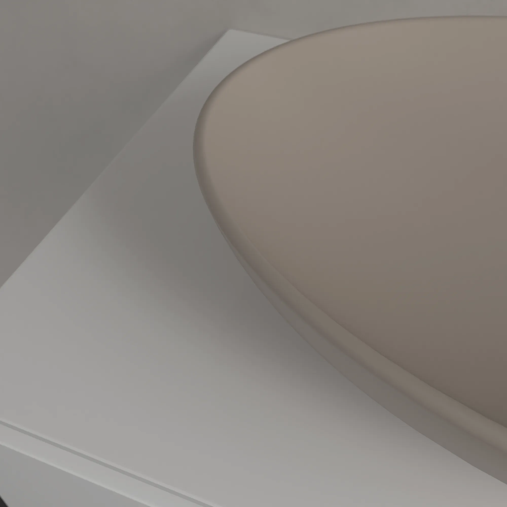 Villeroy & Boch Aufsatzwaschtisch aus TitanCeram „Loop & Friends“ 560 × 380 × 150 mm, ohne Hahnlochbohrung in Almond