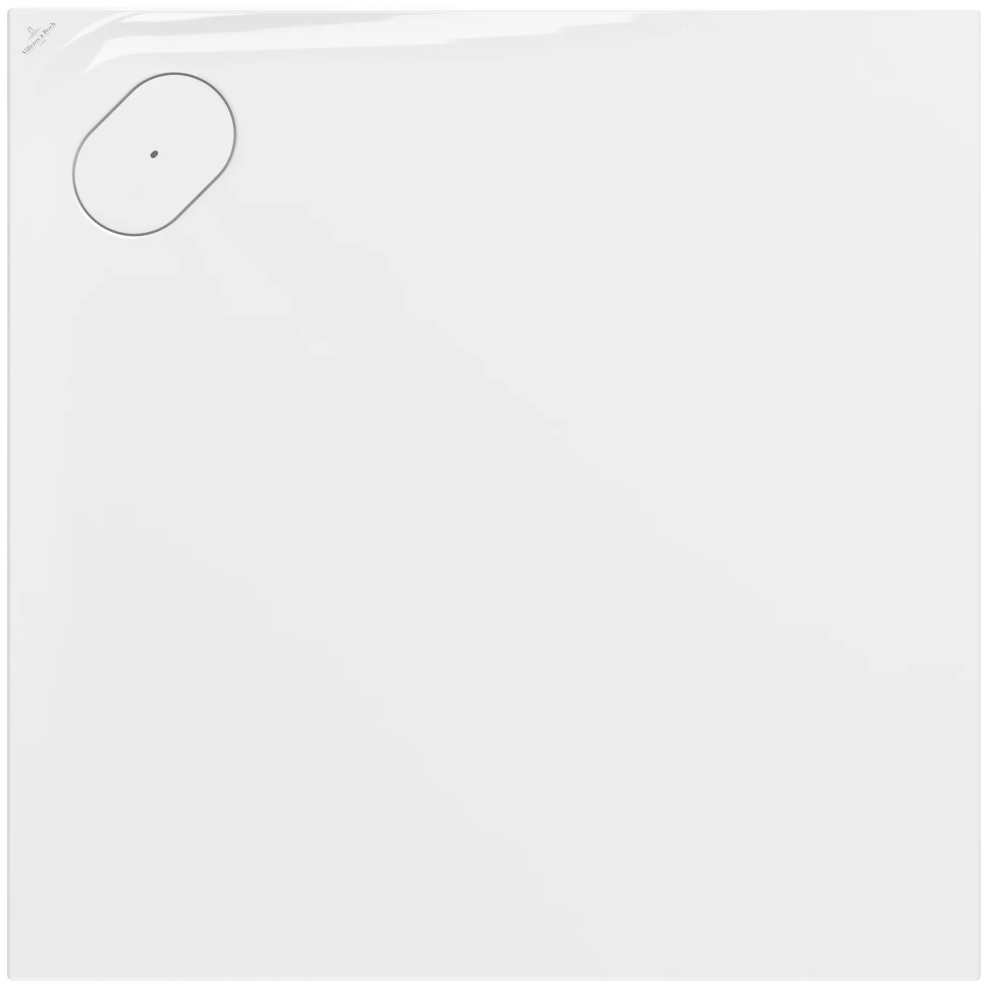Villeroy & Boch quadratische Duschwanne Ecora, 1000x1000x35 mm, weiß Alpin, glänzend, Antirutschklasse A Villeroy & Boch quadratische Duschwanne Ecora, 1000x1000x35 mm, weiß Alpin, glänzend, Antirutschklasse A