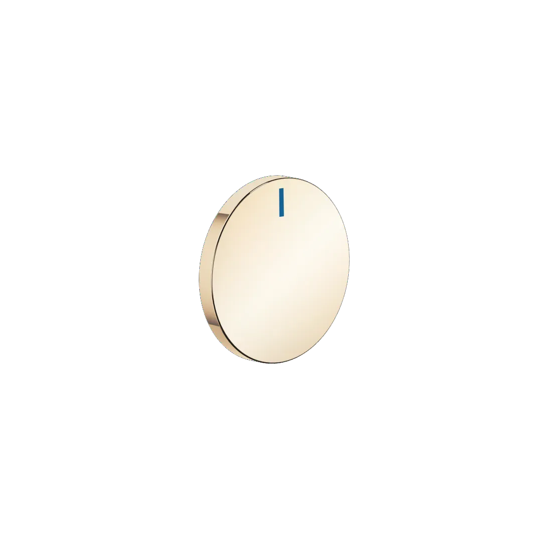 Dornbracht CYO Griffeinsatz blau - Messing (23kt Gold)