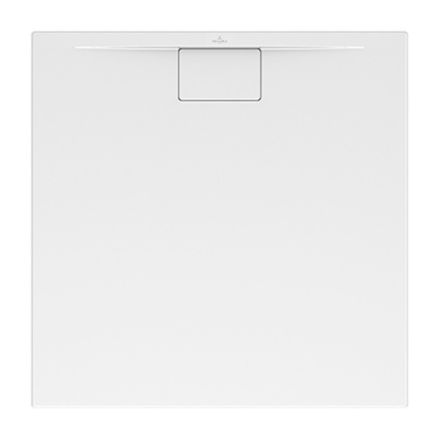 Villeroy & Boch Duschwanne inkl. Wannenträger und Ablaufgarnitur „Architectura MetalRim“ 100 × 100 cm