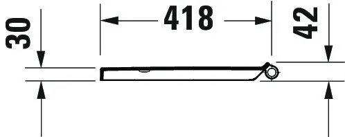 Duravit WC-Sitz Compact „No.1“ 36,9 × 43,3 × 4,2 cm in, Soft Closing, Scharniere Edelstahl Duravit WC-Sitz Compact „No.1“ 36,9 × 43,3 × 4,2 cm in, Soft Closing, Scharniere Edelstahl