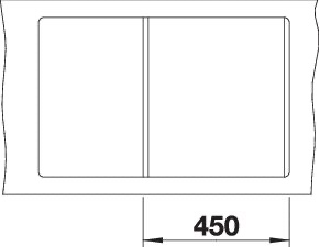 BLANCO METRA 45 S-F