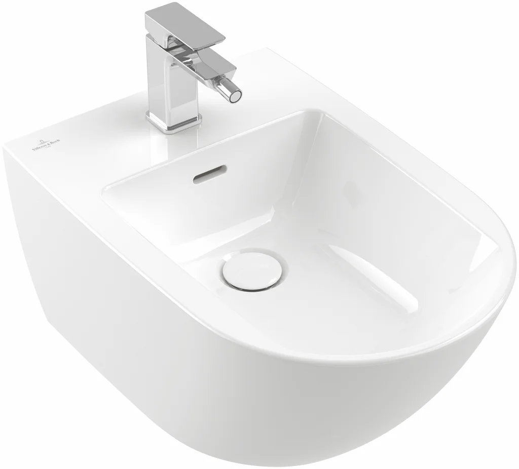 Villeroy & Boch Antao Bidet wandhängend Pure Black CeramicPlus Villeroy & Boch Antao Bidet wandhängend Pure Black CeramicPlus