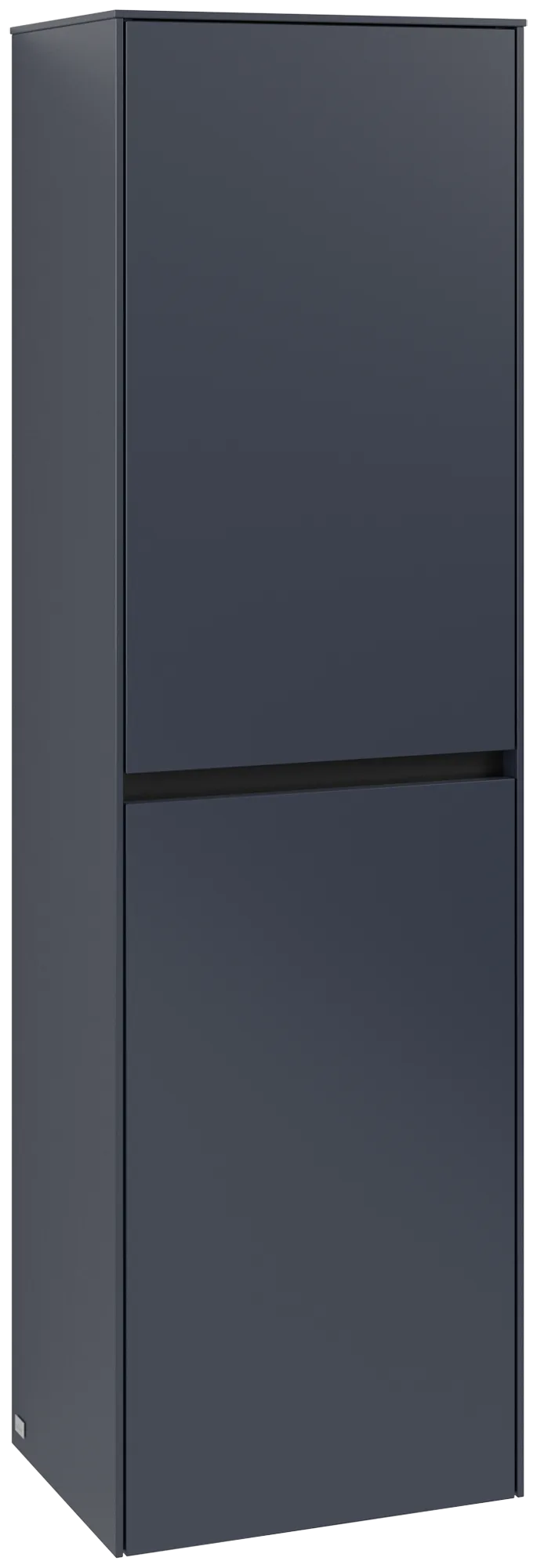 Villeroy & Boch Hochschrank mit Wäschekorb „Collaro“ 45,4 × 153,8 × 34,9 cm ohne Beleuchtung, Anschlag links, 1 Tür