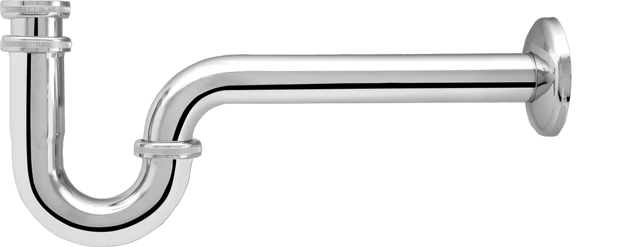 Röhrengeruchverschluss 1 1/4″ x 32 mm Verstellrohr 75 mm, Abgangsbogen 250 mm