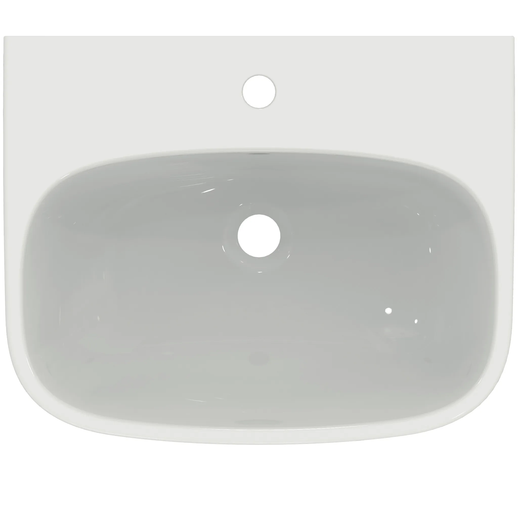 Waschbecken „i.lifeA“ 55 × 44 × 18 cm, Hahnlochposition mittig Waschbecken „i.lifeA“ 55 × 44 × 18 cm, Hahnlochposition mittig