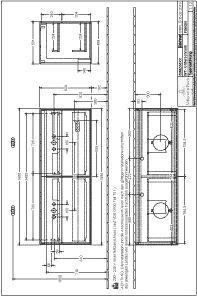 Villeroy & Boch Waschtischunterschrank „Finion“ für Schrankwaschtisch 160 × 60,3 × 50,1 cm 4 Schubladen, für 2 Waschbecken, inkl. Beleuchtung links und rechts