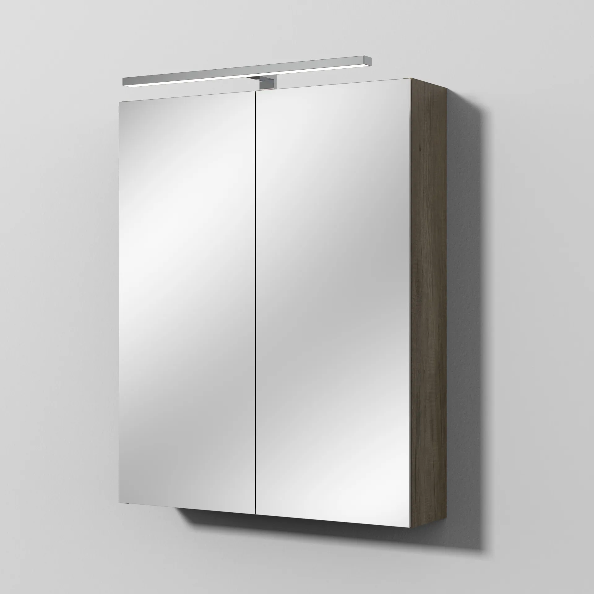 Sanipa Wandvorbau Spiegelschrank „Milla“ 600 × 750 × 149 mm in Eiche Nebraska Sanipa Wandvorbau Spiegelschrank „Milla“ 600 × 750 × 149 mm in Eiche Nebraska