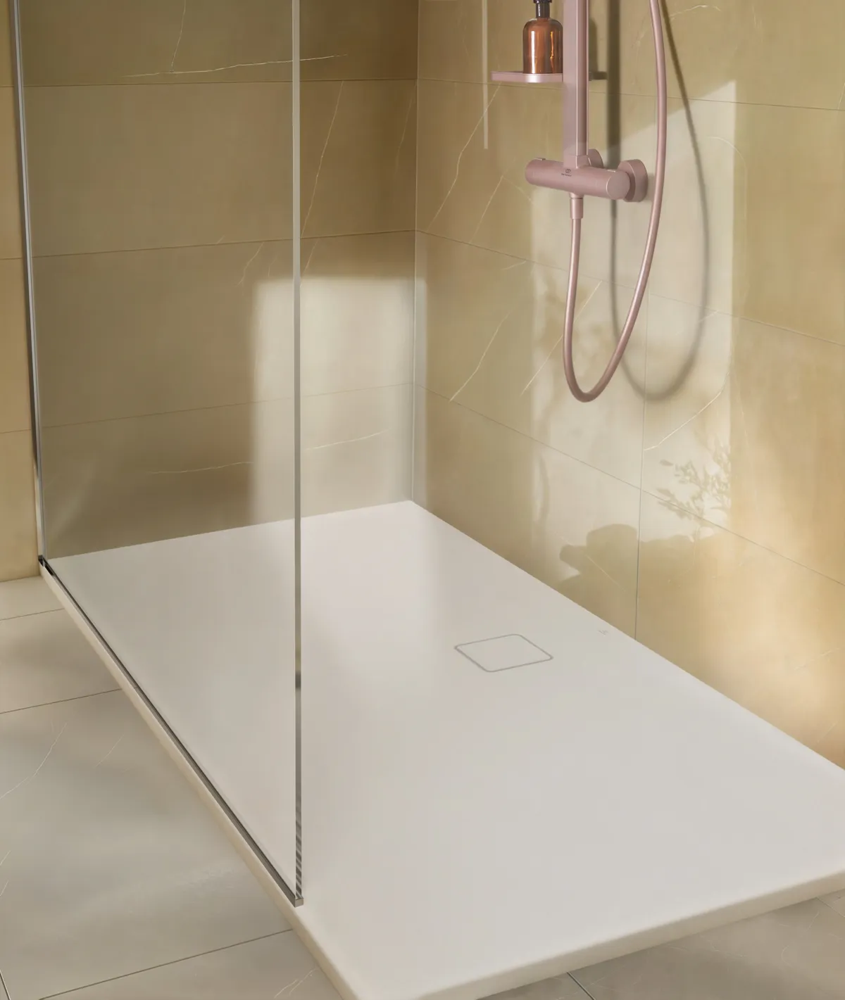 Ideal Standard Rechteck-Brausewanne Ultra Flat Evo Seidenweiß 1800x900x35 mm