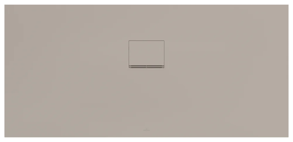 Villeroy & Boch Squaro Infinity Duschwanne, 1600x750x40mm, Quaryl, links/rechts Einbau, Almond
