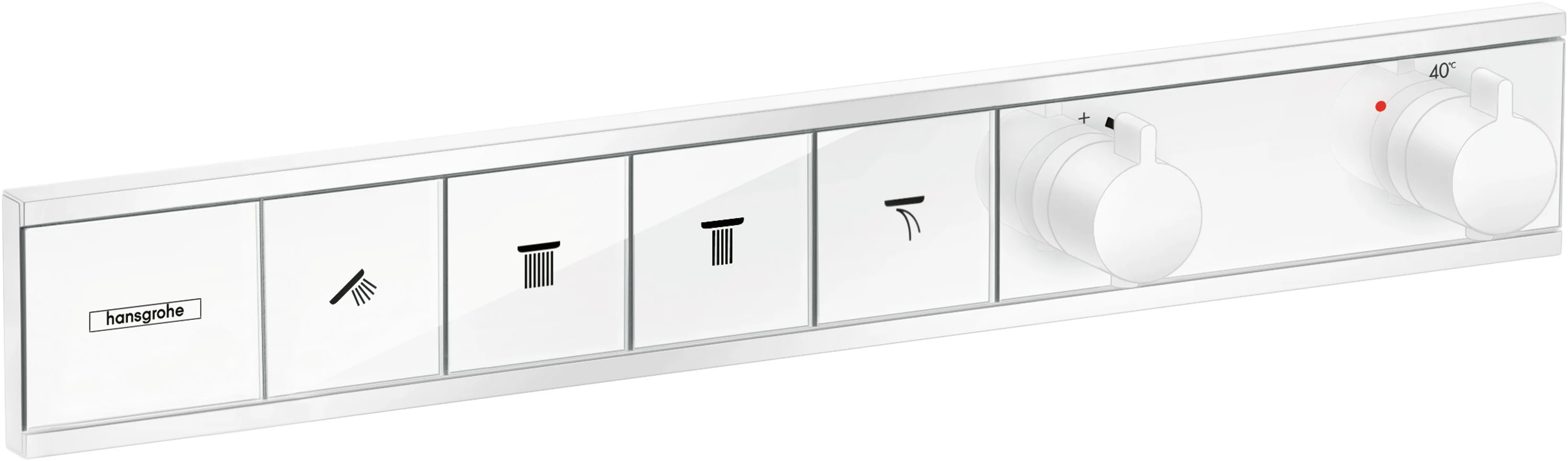 Hansgrohe RainSelect Thermostat Unterputz, 4 Verbraucher, mattweiß