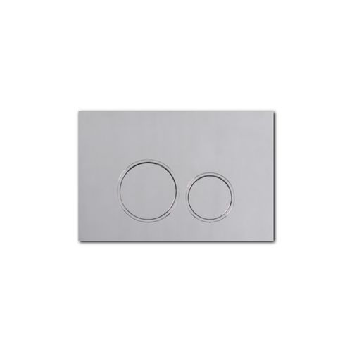 Betätigungsplatte StarBlueDisc „Doppio 25“ 24,5 × 16,5 × 1,5 cm in mattchrom Abverkauf Sonderpreis