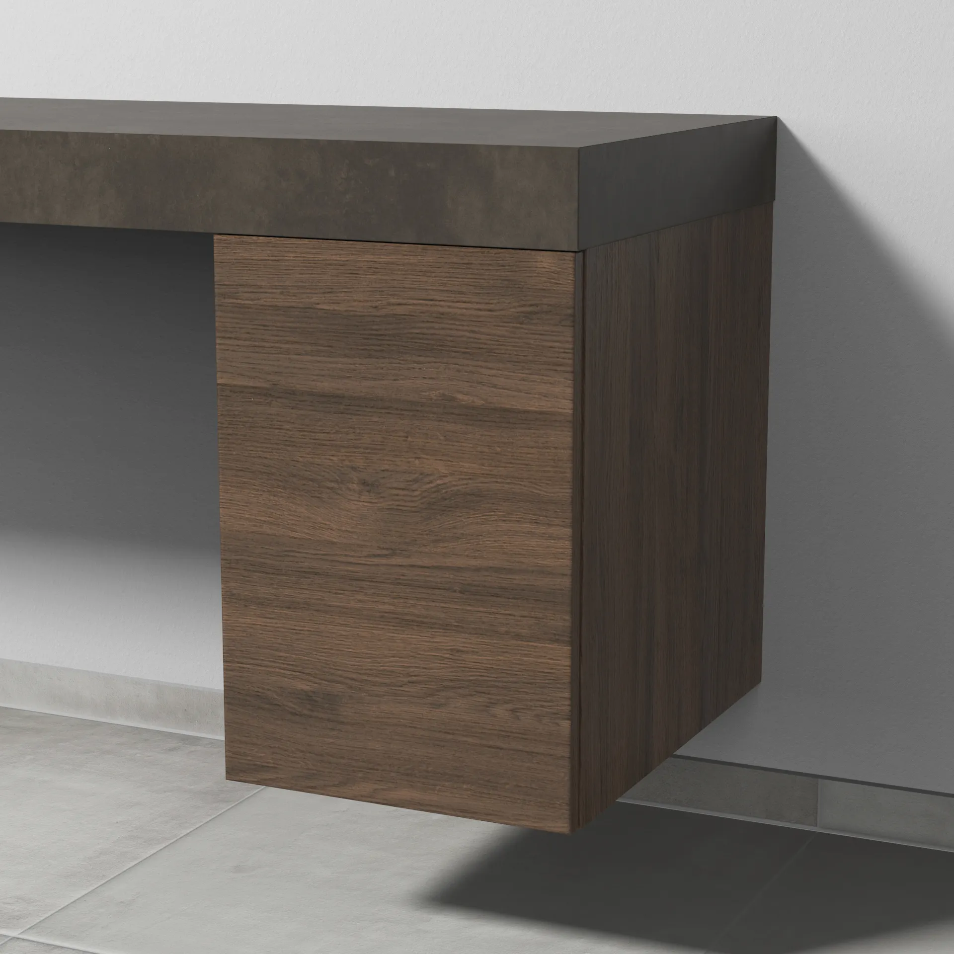 Sanipa Anbauschrank „2morrow“ 350 × 510 × 520 mm in Eiche Arizona