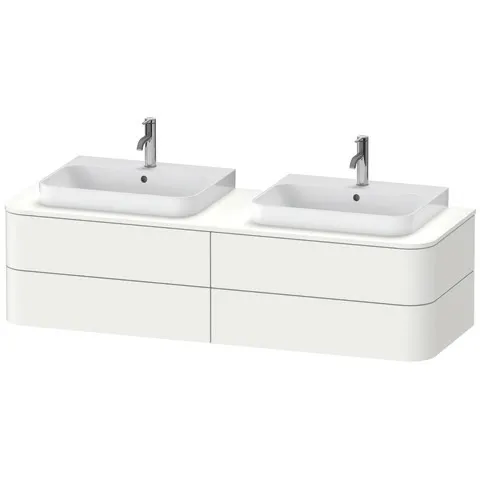 Duravit Waschtischunterschrank wandhängend „Happy D.2 Plus“ 160 × 40,8 × 55 cm