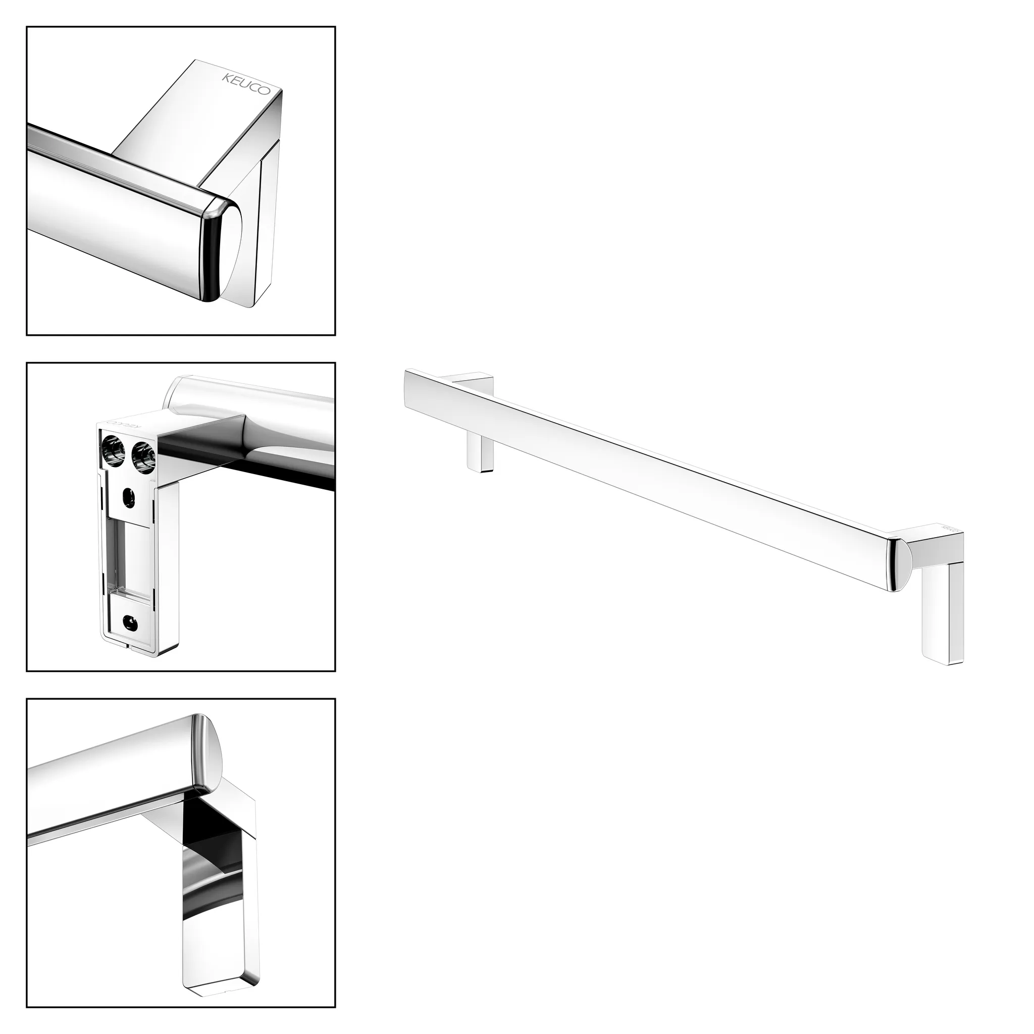 KEUCO Haltegriff „Axess“ 90 cm Ausführung in Verchromt