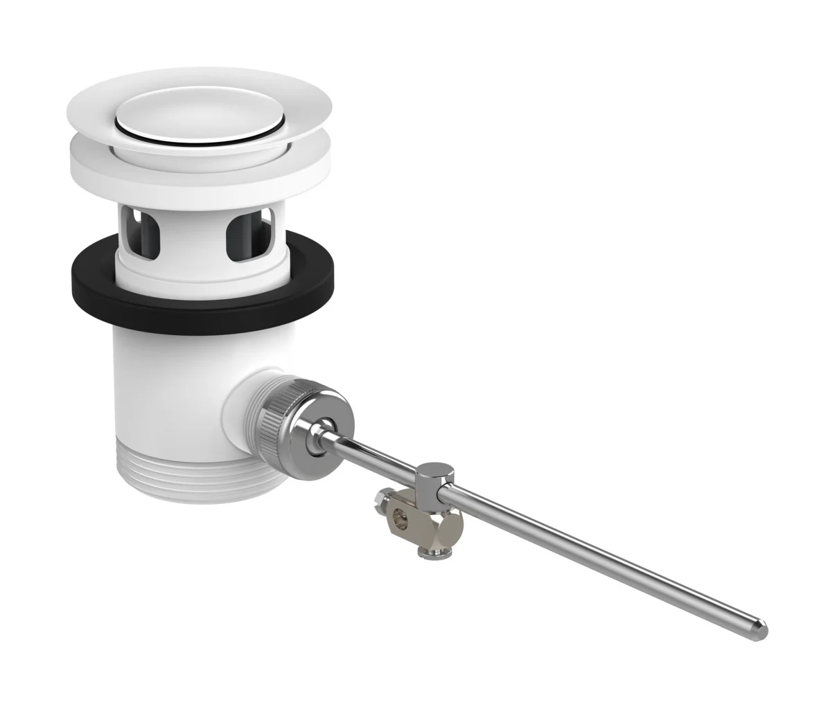Hansgrohe Ablaufventil für Waschtisch- und Bidetmischer, DN32, mattweiß