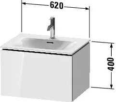 Duravit Waschtischunterschrank wandhängend „L-Cube“ 62 × 40 × 48,1 cm