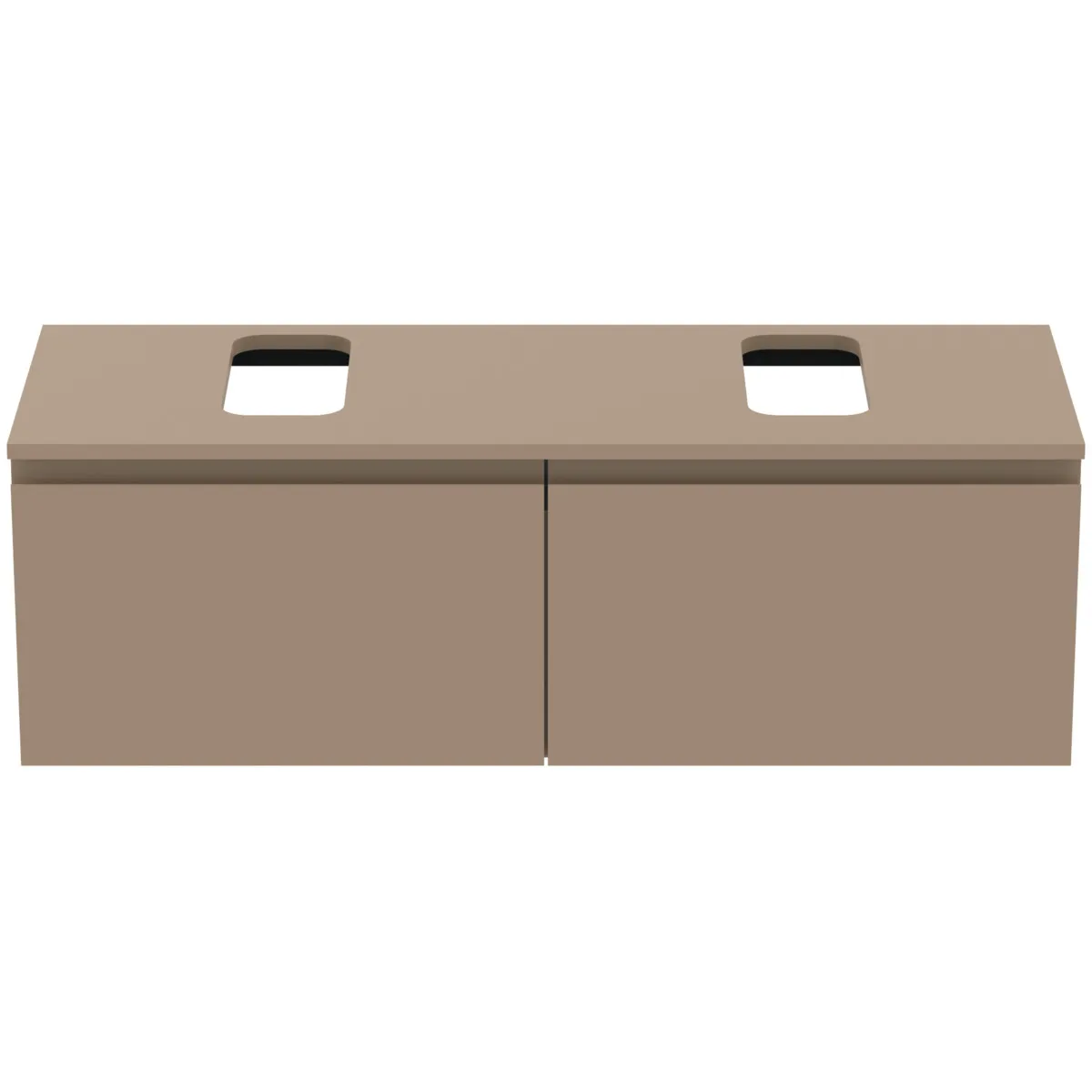 Ideal Standard Waschtischunterschrank Finesse, links/rechts, 1200x440x388mm, 2 Auszüge, Greige matt Ideal Standard Waschtischunterschrank Finesse, links/rechts, 1200x440x388mm, 2 Auszüge, Greige matt