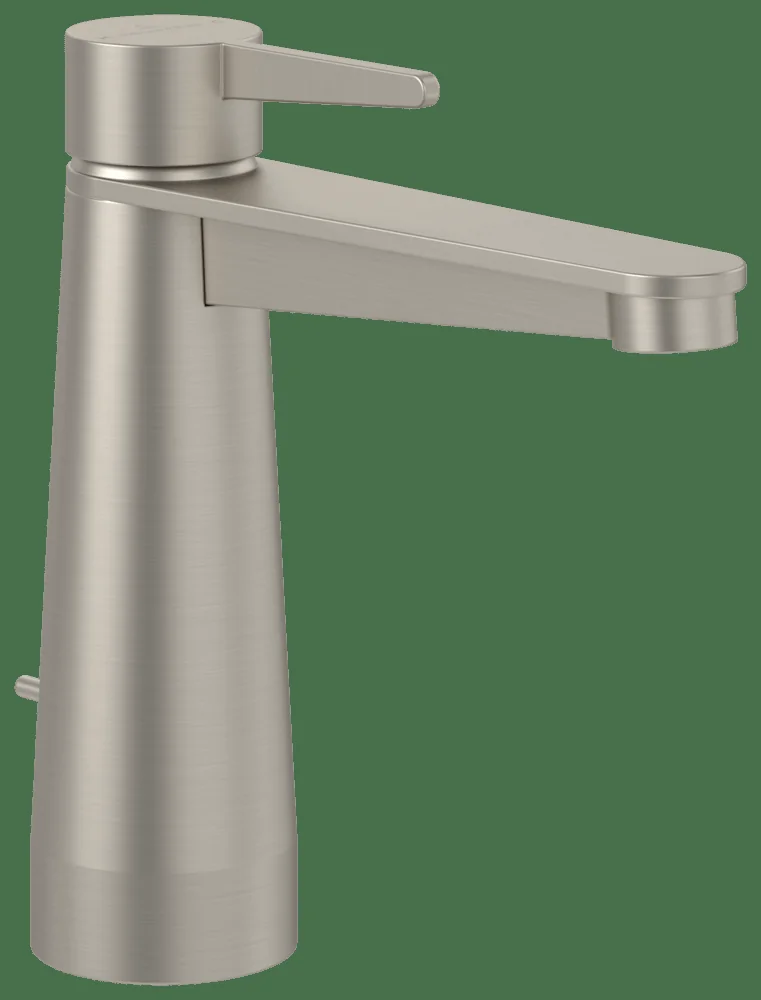 Villeroy & Boch Conum Einhebel-Waschtischarmatur TVW127003000, 49 x 169 x 165 mm, Brushed Nickel Matt