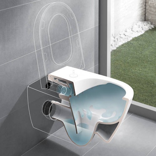 Subway 2.0 Tiefspül-WC spülrandlos Set mit WC-Sitz SoftClosing