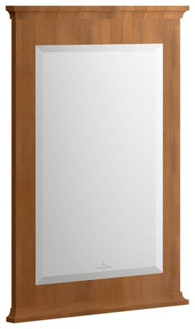 Spiegel „Hommage“ 55,7 × 74 cm in Walnut