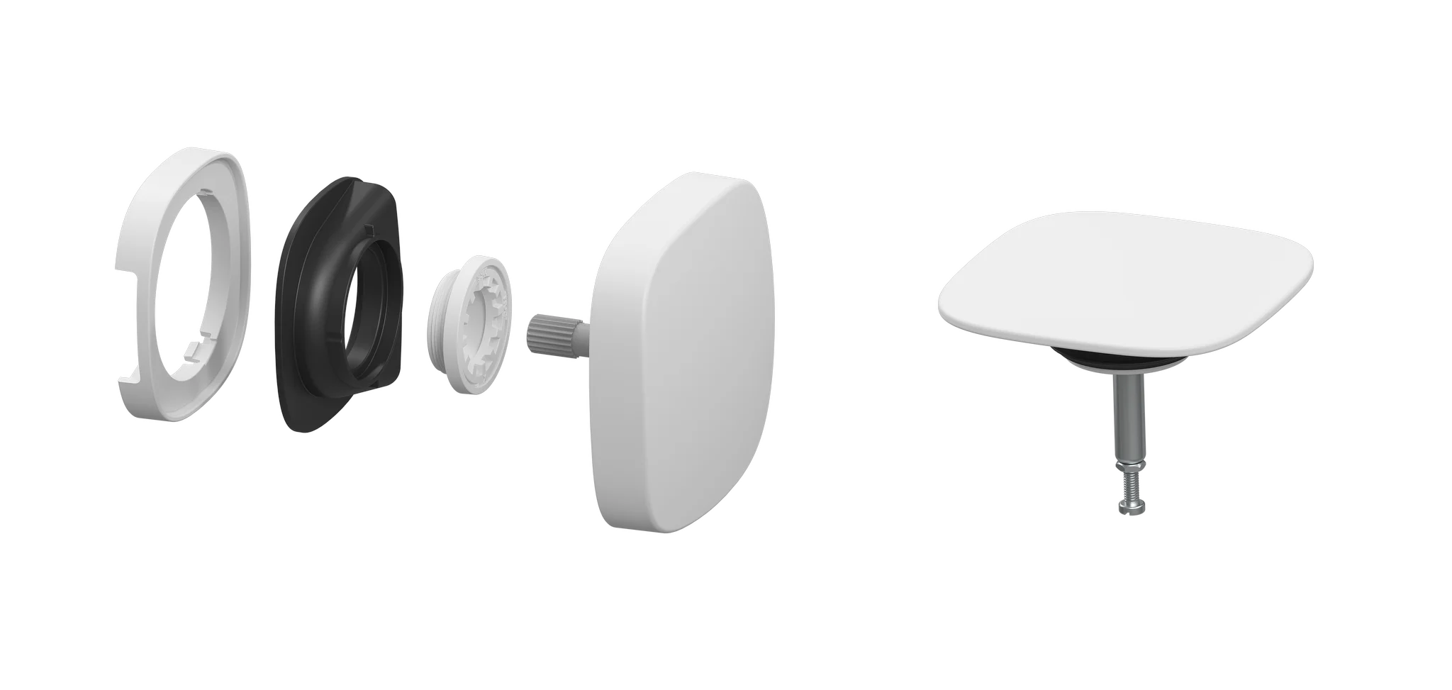 Feinbauset Square Twist 4029, chrom