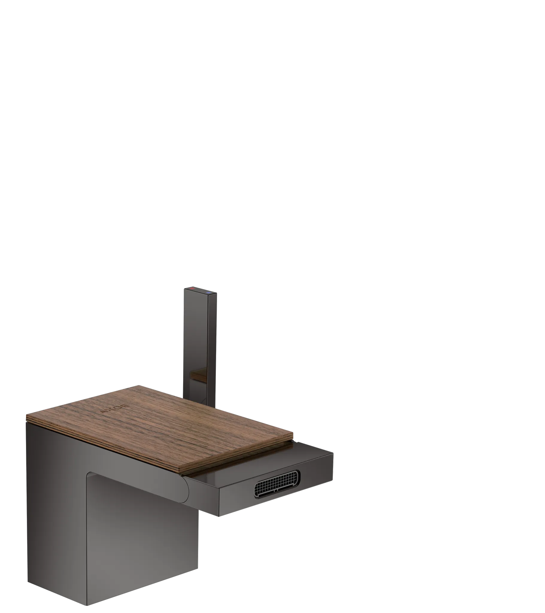 Hansgrohe AXOR MyEdition Mischer, Platte 117 Amerikanischer Nussbaum Hansgrohe AXOR MyEdition Mischer, Platte 117 Amerikanischer Nussbaum