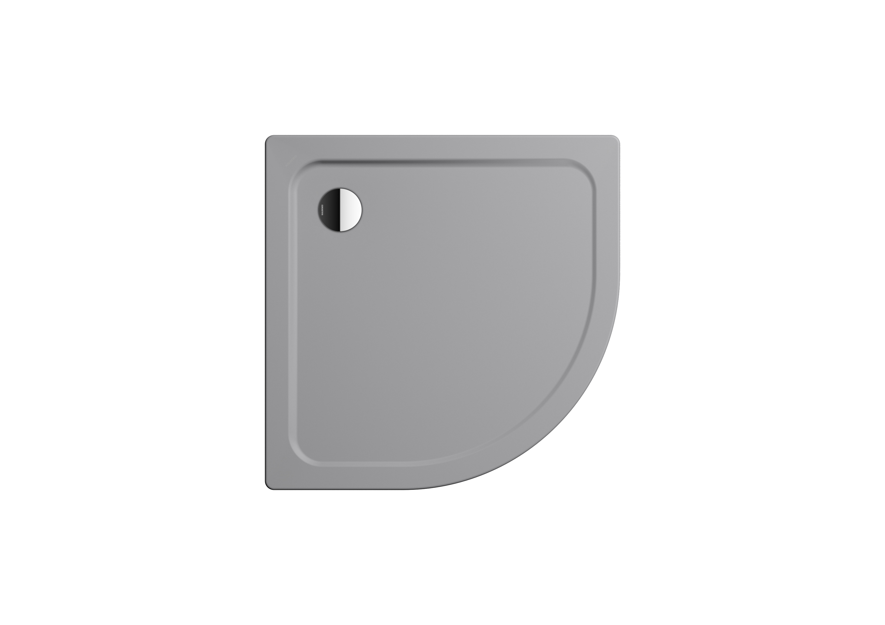 Kaldewei viertelkreis Duschwanne „Arrondo“ 90 × 90 cm in cool grey 30