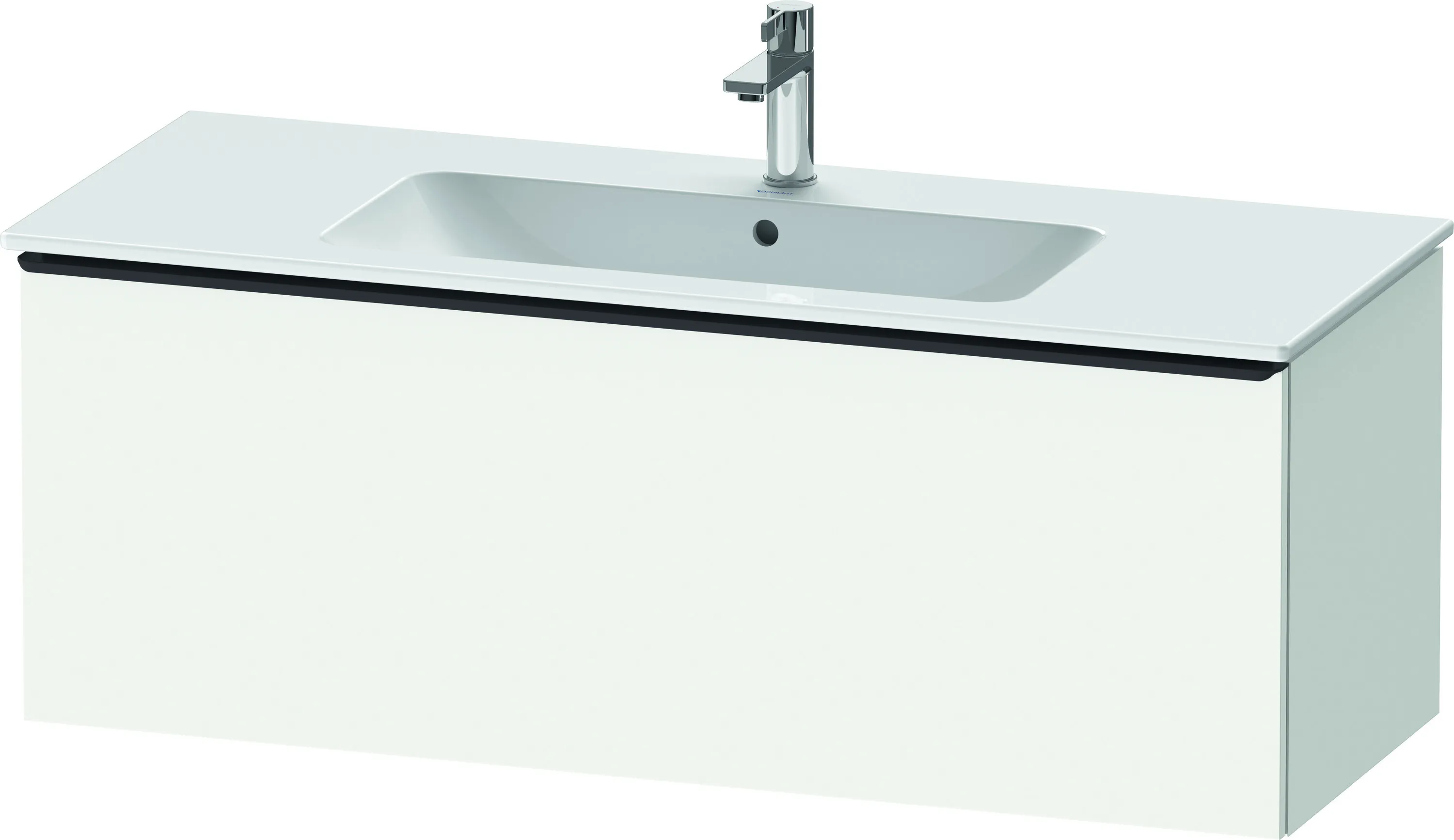 Duravit Waschtischunterschrank wandhängend „D-Neo“ 121 × 44 × 46,2 cm Weiß Matt