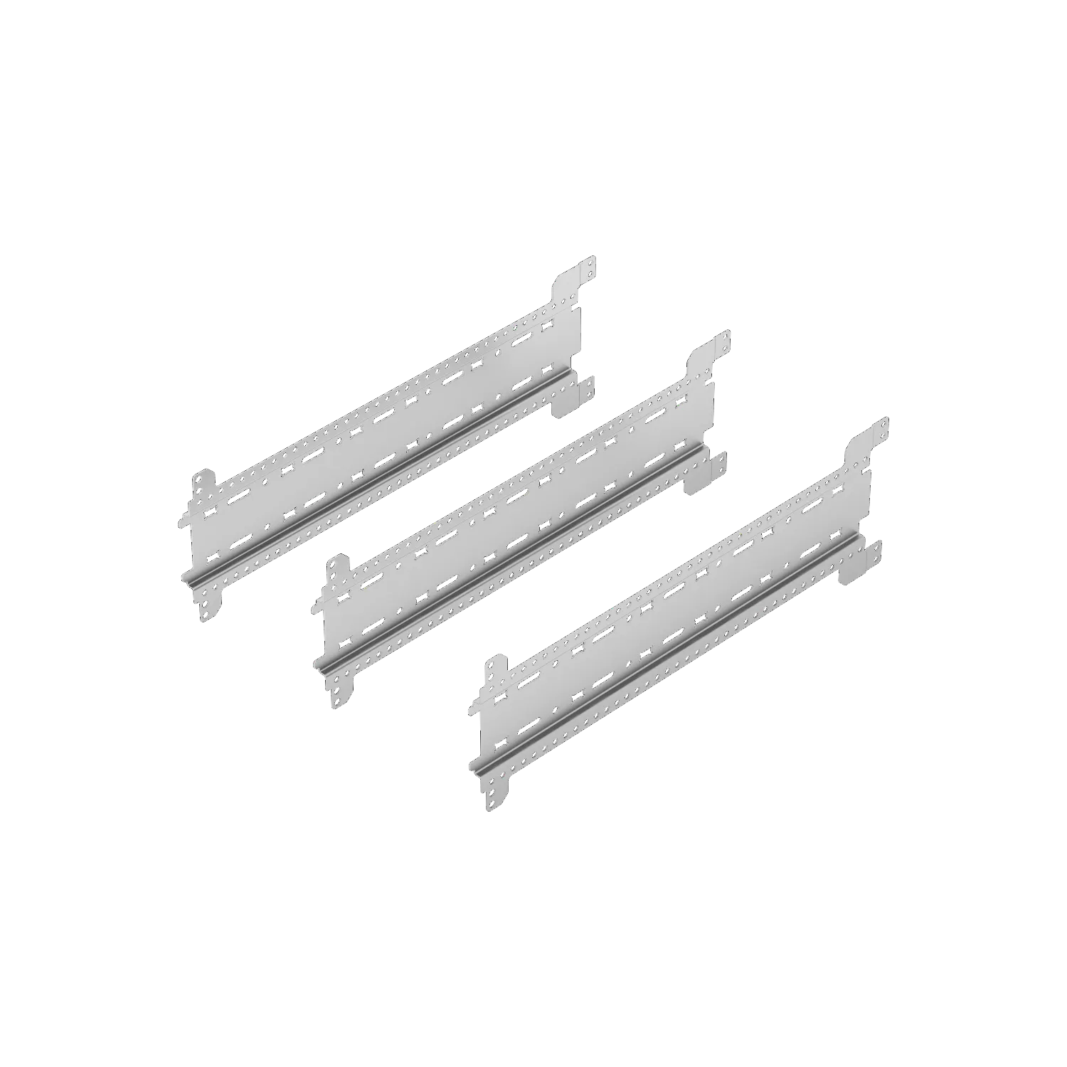 Dornbracht xGRID Montageschienen Set - Breite 555 mm, Höhe 135 mm, Tiefe 12 mm