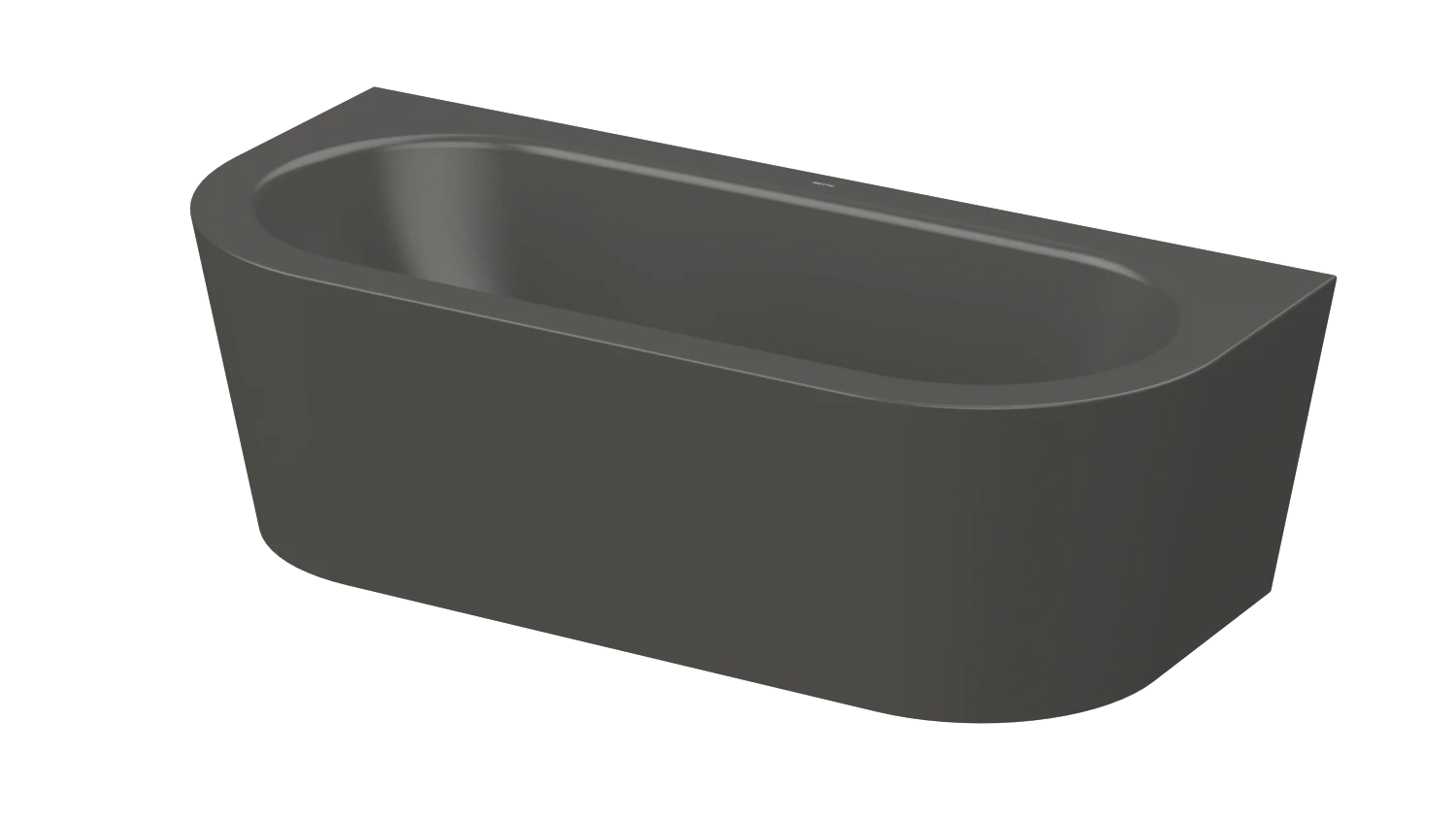 Bette rechteck Badewanne „BetteStarlet I Silhouette“ 185 × 85 cm in Anthracite