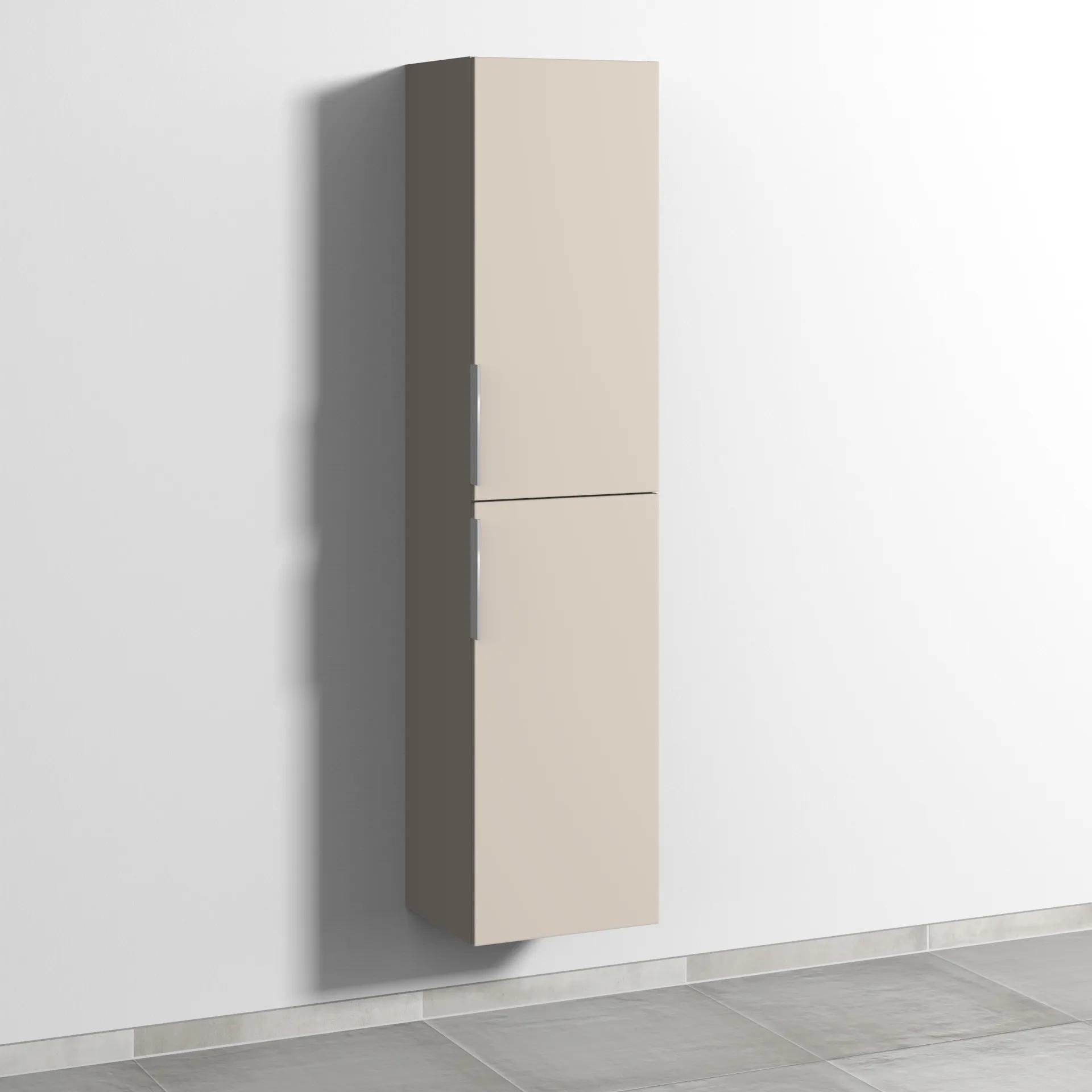 Hochschrank rechts 3way (UP095) 1700x400x345 Graphit-Matt