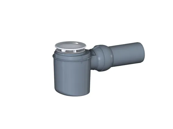 Duschwannenablauf SOLOS, Haube verchromt, DN 50 Duschwannenablauf SOLOS, Haube verchromt, DN 50