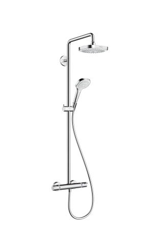 Showerpipe Croma Select E 180 weiss/chrom