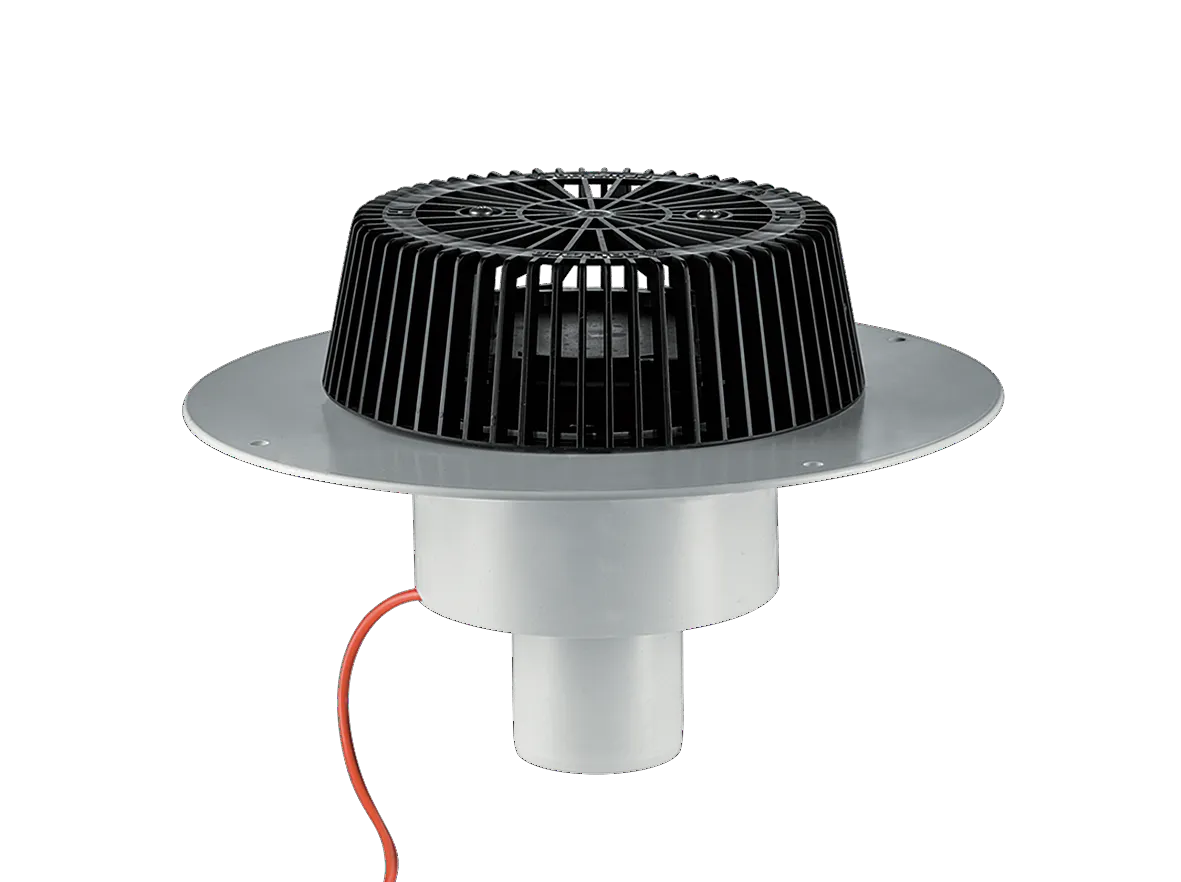 Dachablauf SuperDrain 62 H PVC, beheizt, DN 70 Dachablauf SuperDrain 62 H PVC, beheizt, DN 70