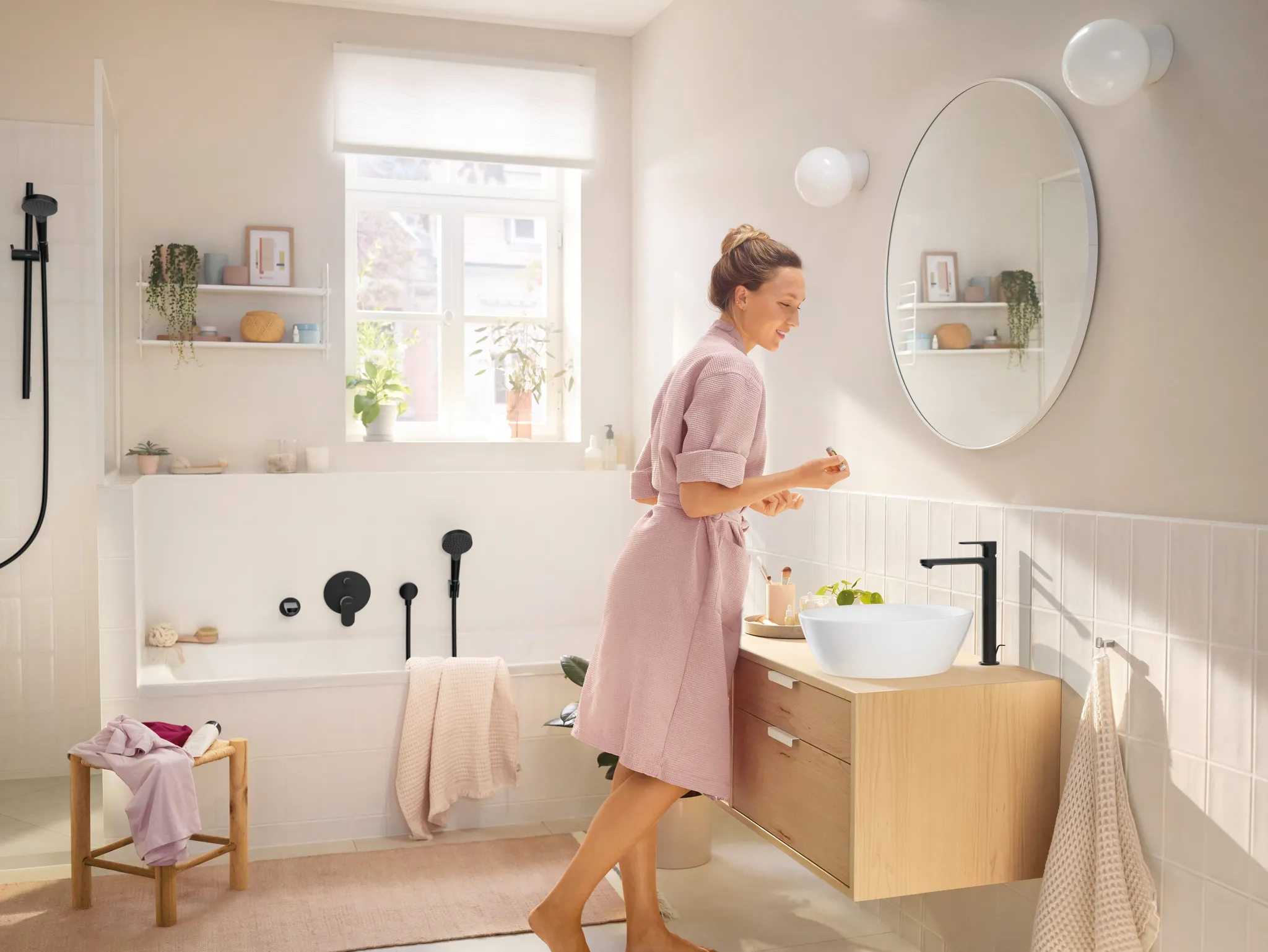 Waschtischmischer Rebris S 240 CoolStart EcoSmart+ m.Zugst.chrom
