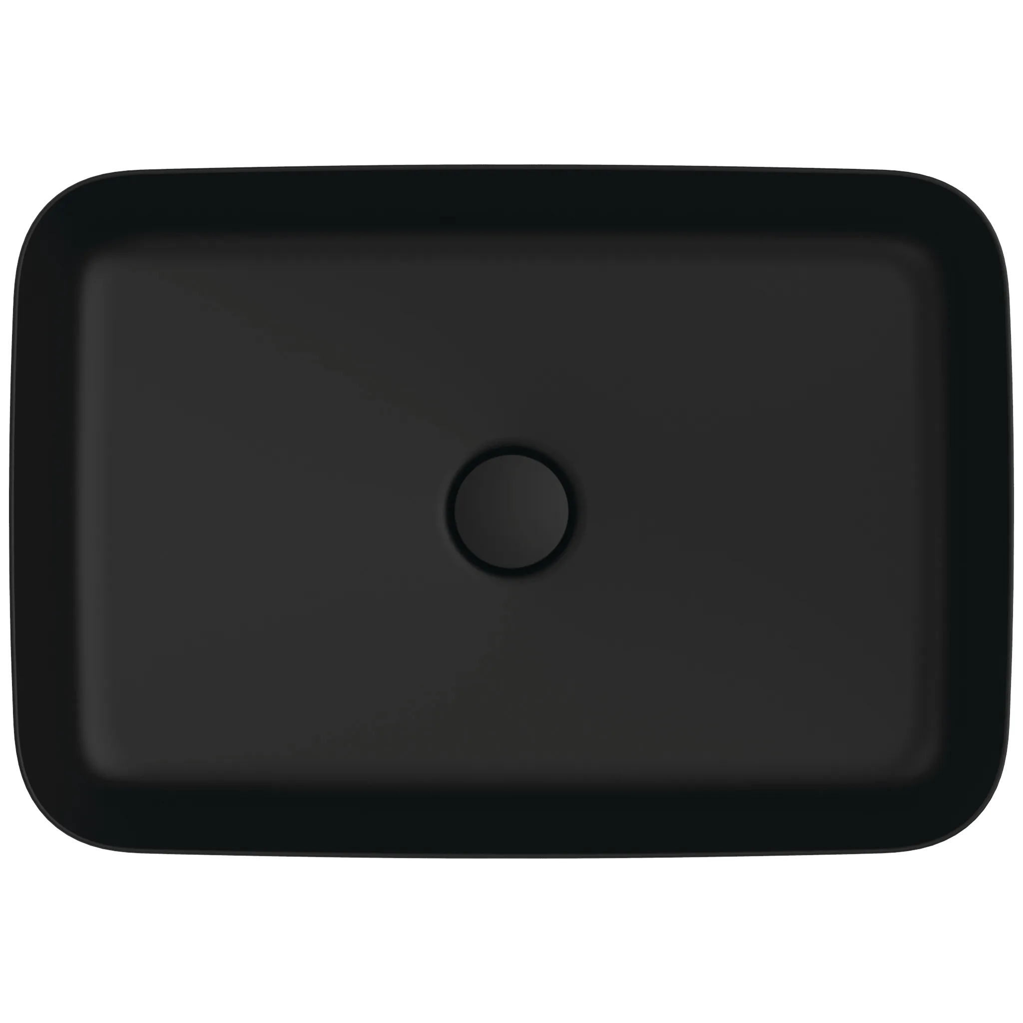 Waschbecken „Ipalyss“ 55 × 38 × 12,5 cm in Schwarz Matt